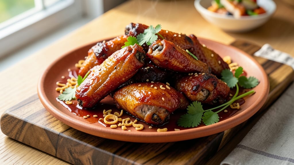 Baked Korean BBQ Chicken Wings Recipe: Sweet-Spicy Glaze That Sticks to Every Bite