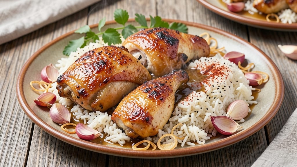 Amazing Chicken And Rice Recipe: One-Pan Spiced Harmony in 40 Minutes