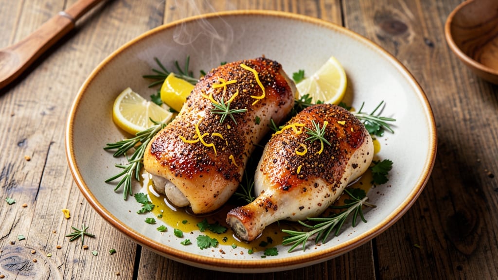Baked Chicken Thighs Mediterranean Recipe: Za’atar-Crusted Crisp With Lemon-Herb Brightness