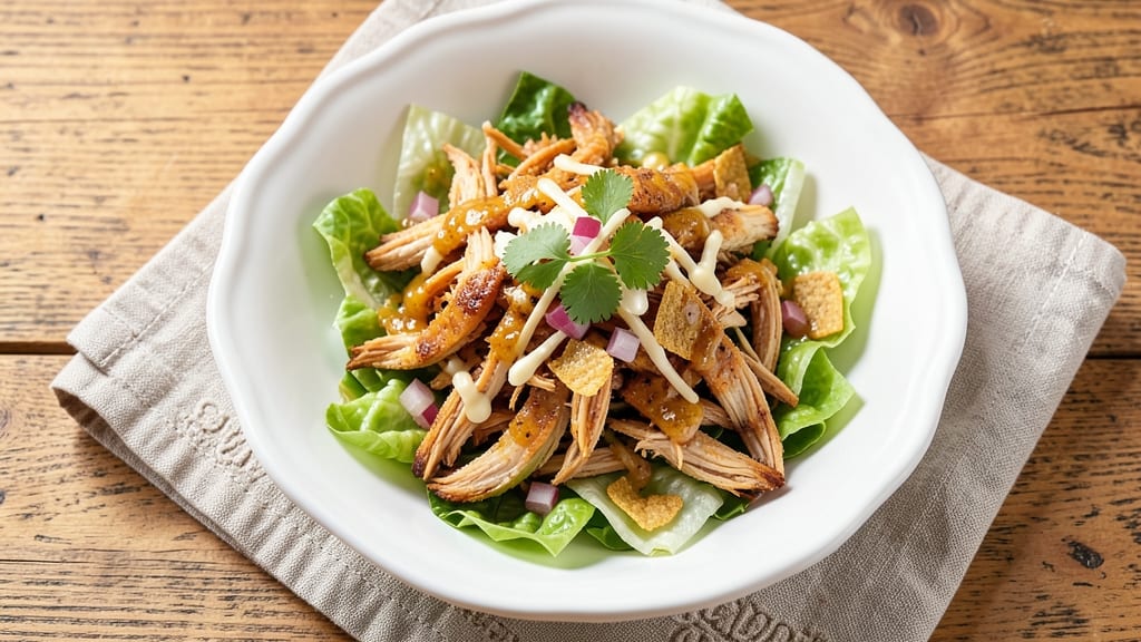 Applebee's Fiesta Chicken Salad Recipe: Crunchy Tortilla Bites with Zesty Lime Dressing