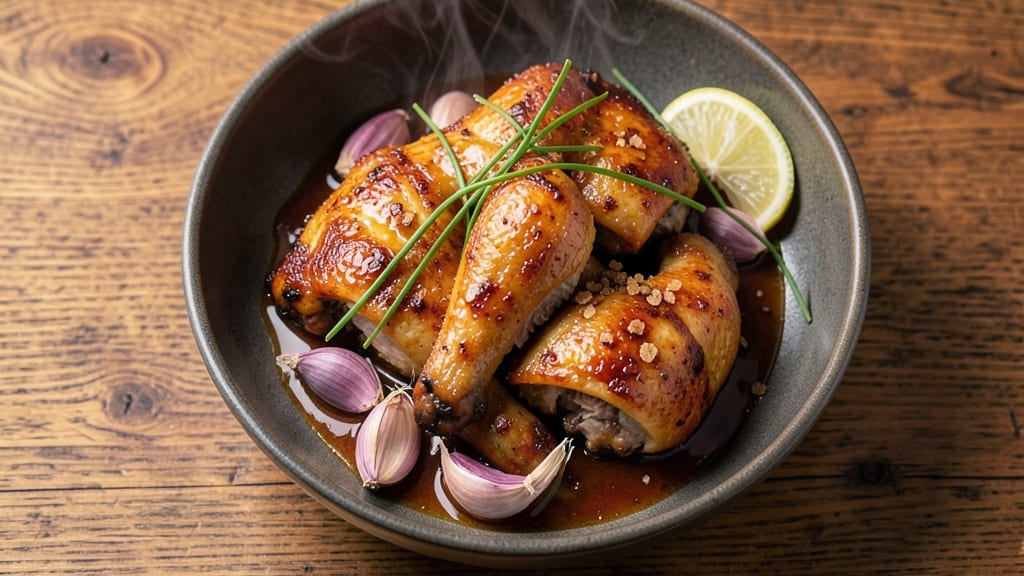 Andoks Roasted Chicken Recipe: Smoky Garlic and Lemon Crust With Foil-Sealed Juiciness
