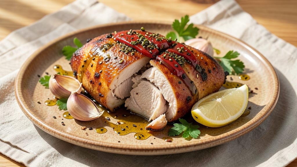 Baked Split Chicken Recipe: Foil-Sealed Juiciness With Za'atar Crisp