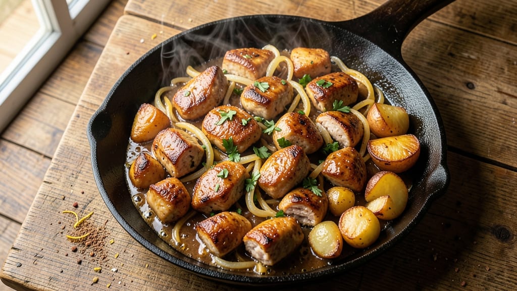 Applebee's Sizzling Chicken Skillet Recipe: Skillet-Sear Crispy Crust with Foil-Locked Tenderness
