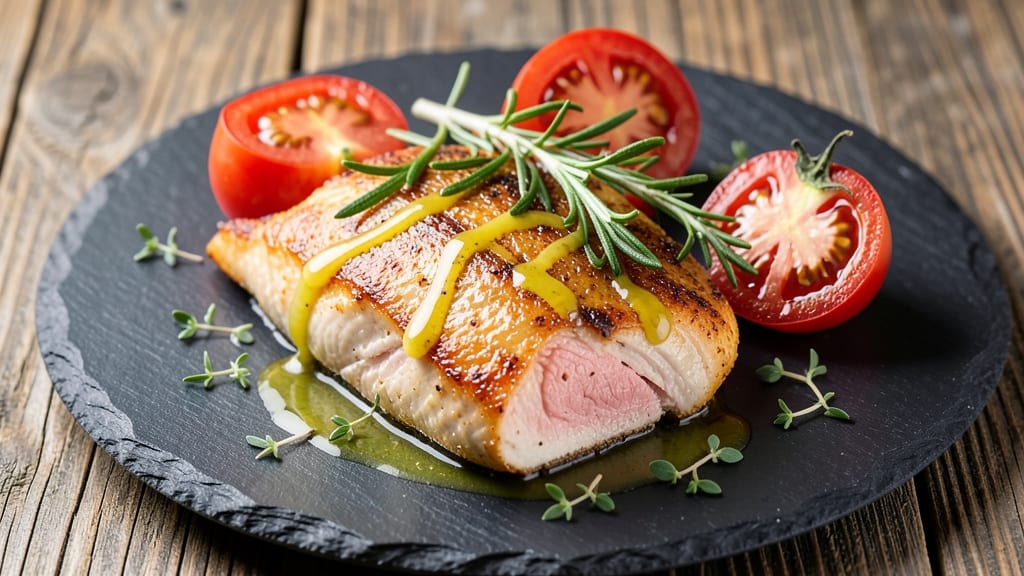 Baked Chicken Breast With Tomatoes Recipe: Sun-Ripened Tomatoes and Herbed Crust Magic