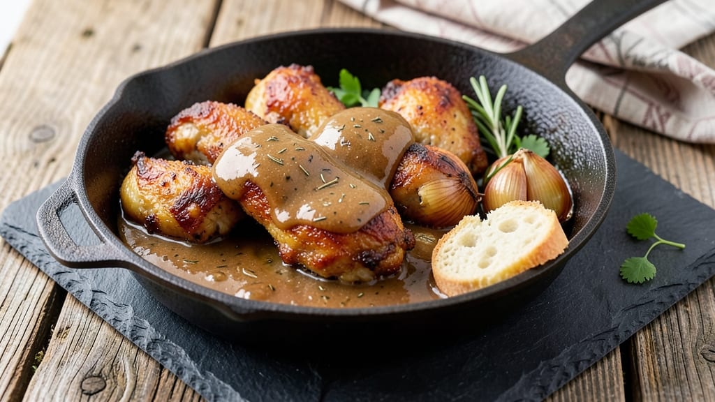 Baked Chicken Wings Gravy Recipe: Rich Brown Sauce That Clings to Every Bite