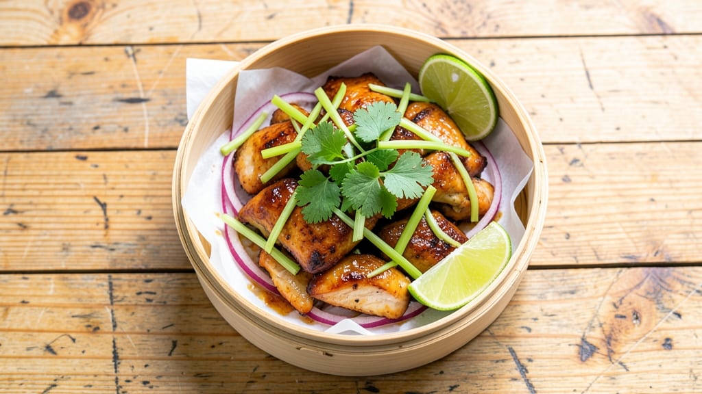 Bamboo Chicken Salad in a Pouch Recipe: Crunchy Celery and Herb-Packed Meal Prep