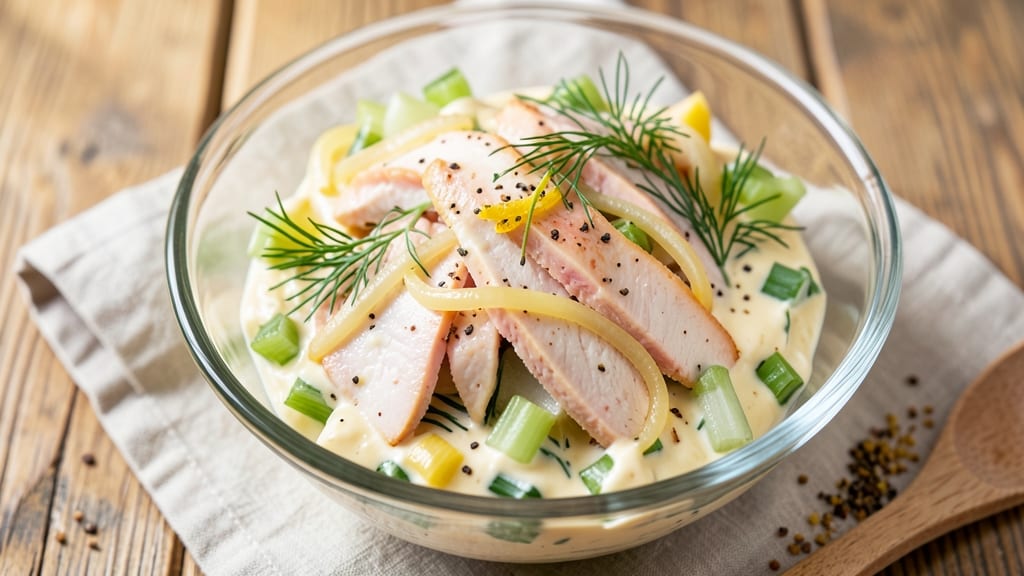 America's Test Kitchen Chicken Salad Recipe: Bold Celery and Mayo Balance