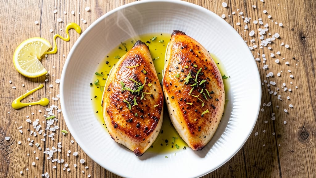 Baked Lemon Pepper Chicken Breast Recipe: Zesty Crisp Crust, Juicy Inside