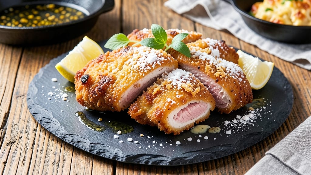 Air Fryer Fried Chicken Recipe Ingredients: Crispy Parmesan Crust With Juicy Centers
