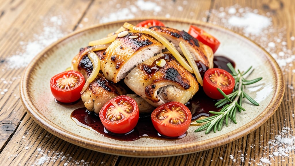 Balsamic Chicken and Tomatoes Recipe: Sweet-Tangy Bite That Caramelizes to Richness