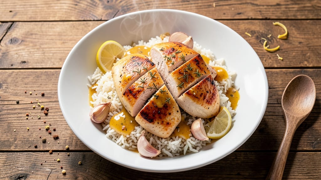 Baked Chicken Over Rice Recipe: Juicy Chicken Nestled in Fluffy Rice