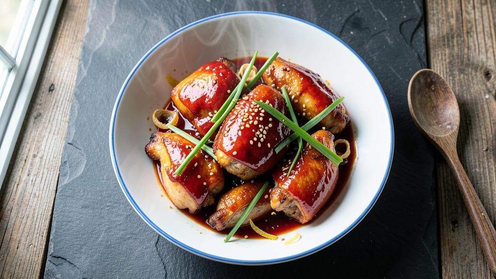 Asian Sweet and Spicy Chicken Recipe: Glossy Honey-Chili Glaze That Sticks to Every Bite