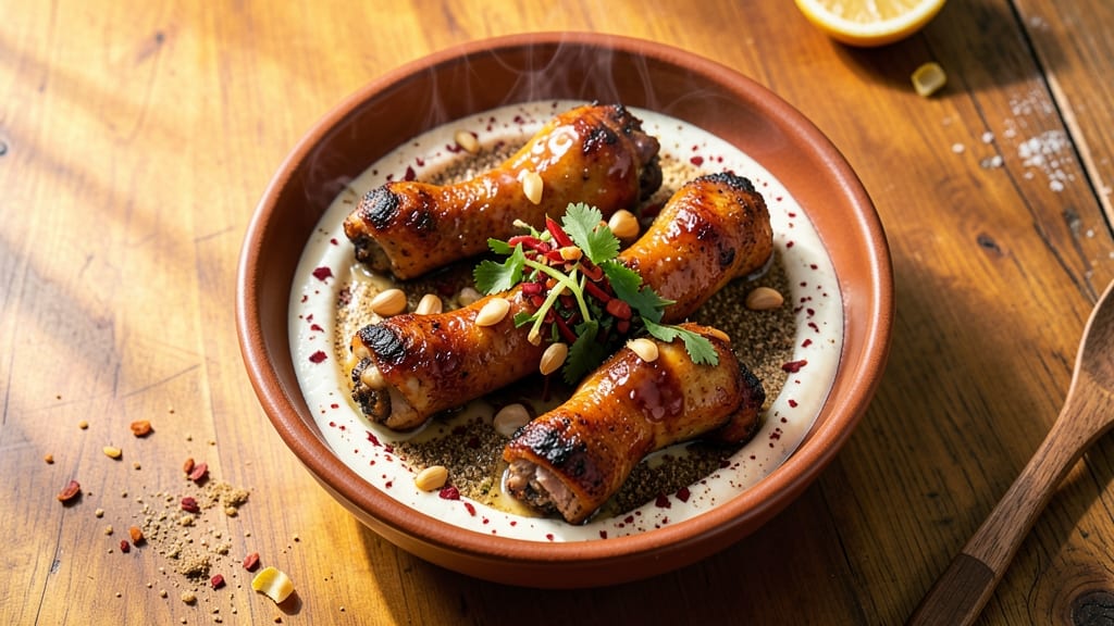 Baked Chicken Drumsticks Indian Recipe: Turmeric-Garlic Crisp With Foil-Sealed Spice
