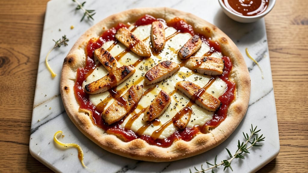 Apricot Chicken Pizza Recipe: Sweet-Tangy Glaze with Caramelized Topping