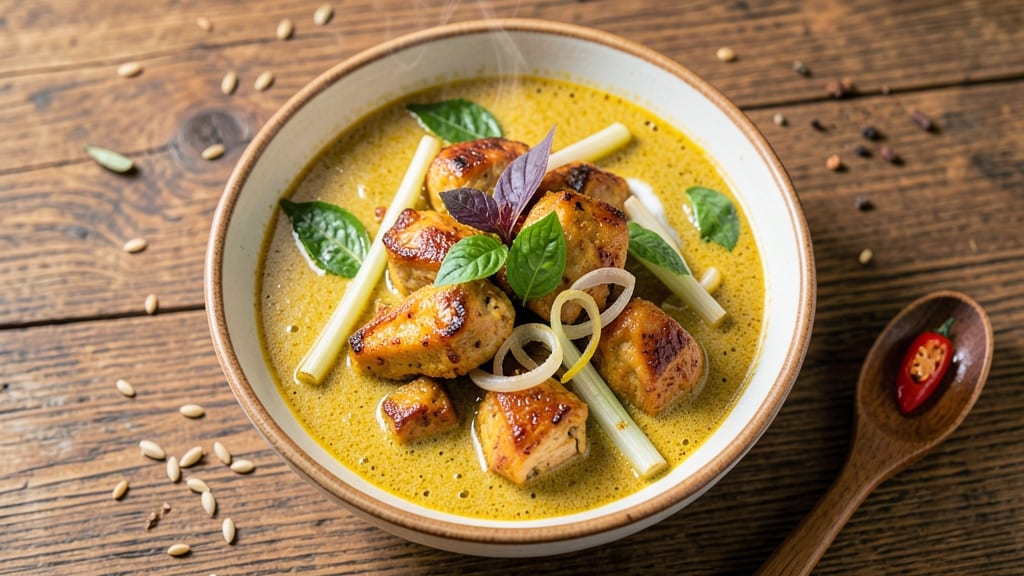 Authentic Thai Yellow Chicken Curry Recipe: Turmeric-Kissed Creaminess With Fresh Herbs