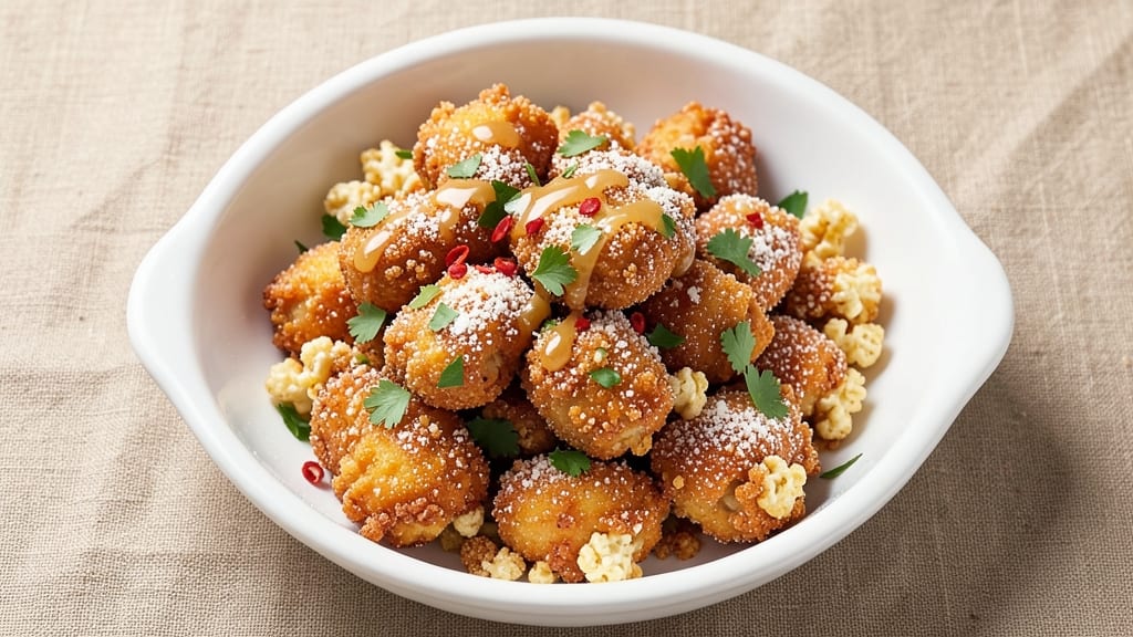 Air Fry Popcorn Chicken Recipe: Crispy Parmesan Bites With Foil-Sealed Juiciness