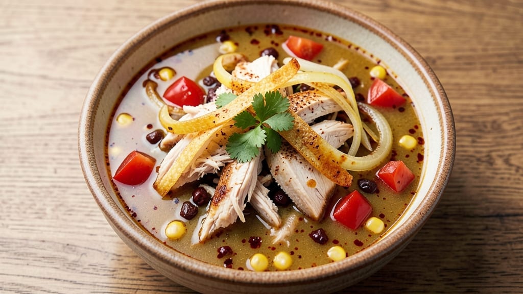 Azteca Restaurant Chicken Tortilla Soup Recipe: Smoky Tomato and Chipotle Heat