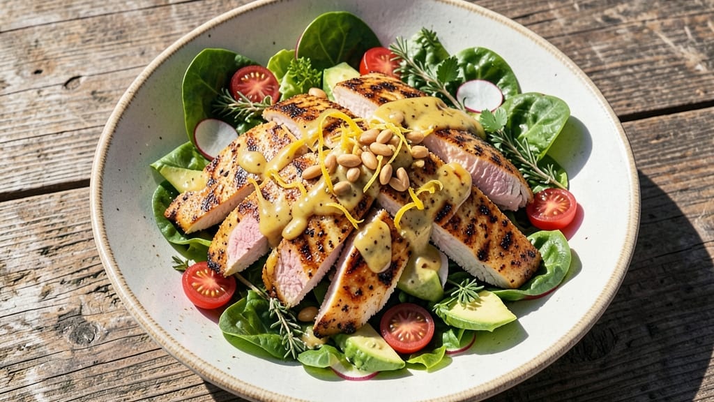 Barefoot Contessa's Grilled Lemon Chicken Salad Recipe: Bright Citrus and Herb-Packed Freshness