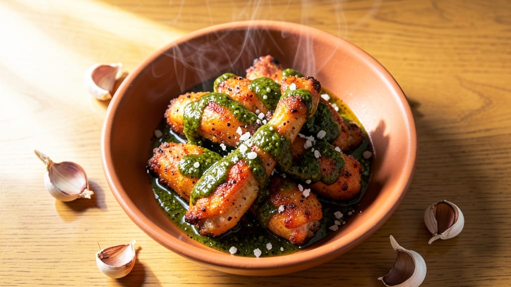 Baked Chicken Party Wings Recipe: Foil-Sealed Juiciness With Za'atar Crunch