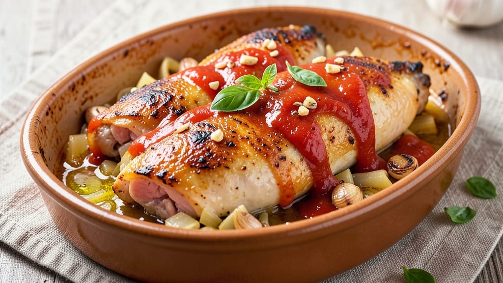 Baked Chicken With Pasta Sauce Recipe: One-Pan Meal That Simplifies Weeknights