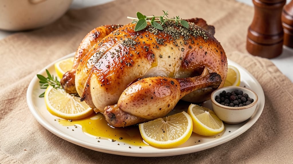 Alton Brown's Whole Roast Chicken Recipe: Crispy Za'atar Crust With Foil-Sealed Juiciness