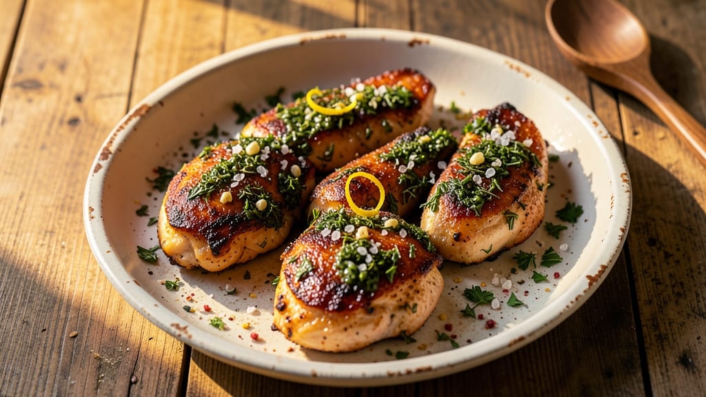 Baked Chicken Chops Recipe: Juicy Centers With Crispy Herb-Crusted Skin