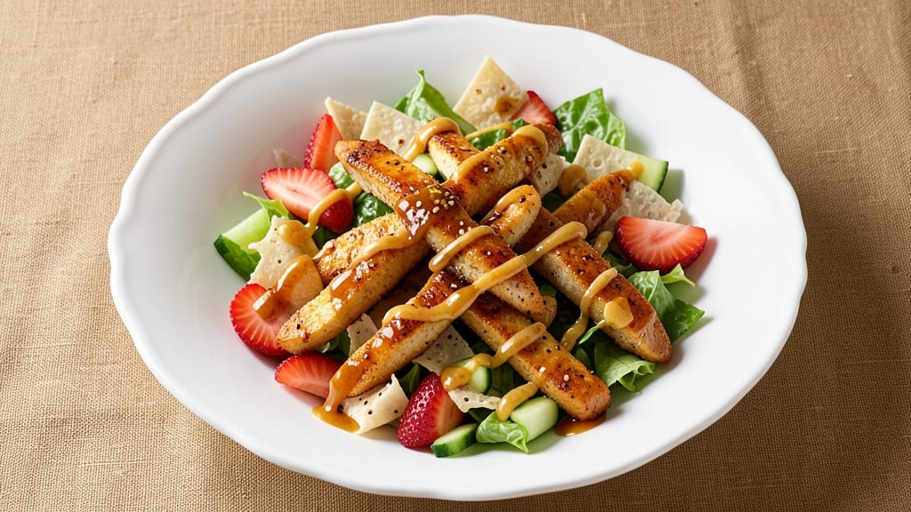 Applebee's Asian Chicken Salad Copycat Recipe: Crispy Wonton Crunch and Sweet Chili Harmony