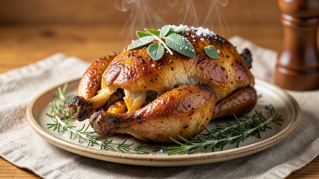 America's Test Kitchen Roasted Chicken Recipe: Juicy Core With Crispy, Herbed Skin