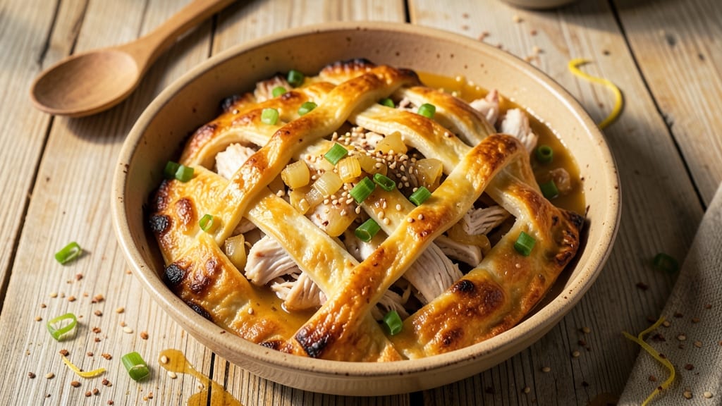 Baked Chicken Empanada Filipino Recipe: Crispy Layers and Savory Ube Filling