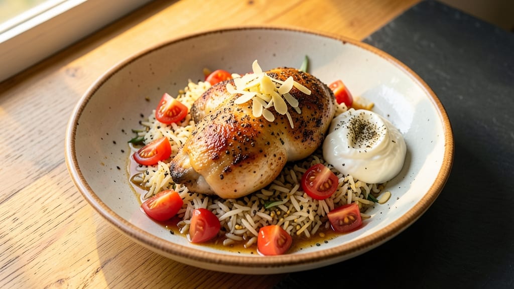 Albanian Chicken And Rice Recipe: Za’atar-Spiced One-Pan Harmony