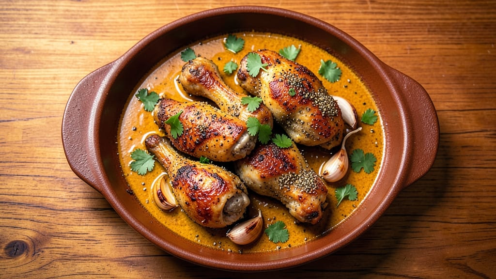 Baked Curry Chicken Legs Recipe: Za'atar-Spiced Crust Meets Foil-Sealed Juiciness