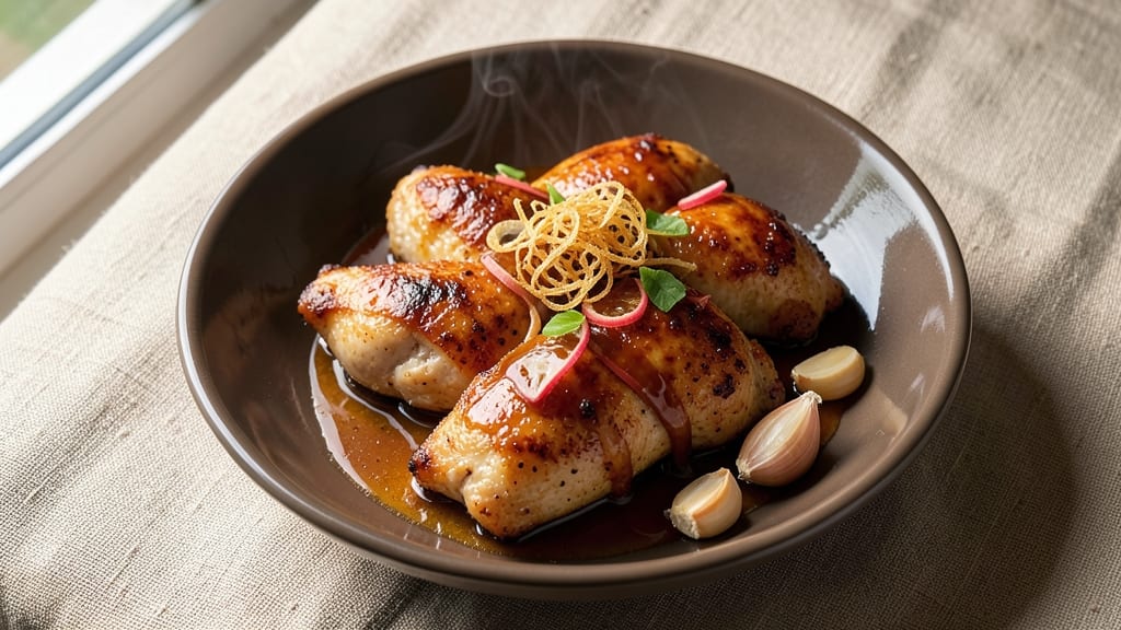 Baked Sticky Chicken Recipe: Honey-Soy Glaze That Caramelizes to Richness