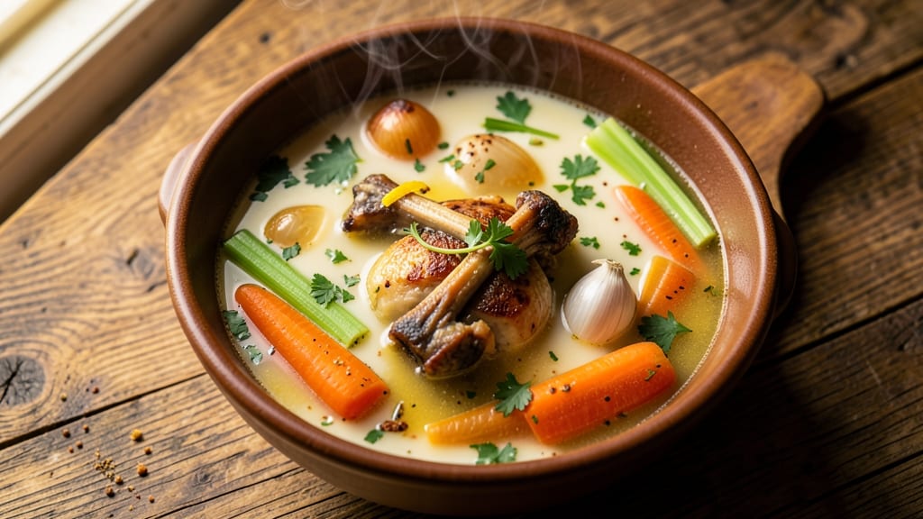 Basic Chicken Stock Soup Recipe: Homemade Richness in One Pot