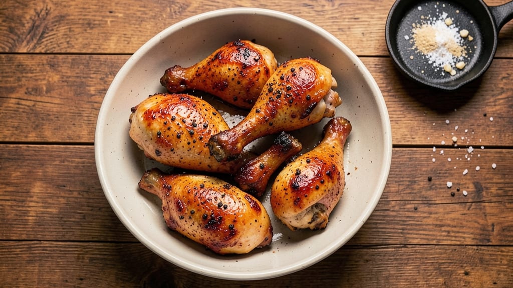 Air Fryer Chicken Legs and Thighs Recipe: Juicy Interiors With Crispy, Caramelized Skin