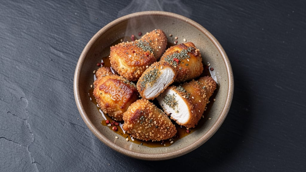 Ala Jollibee Fried Chicken Recipe: Crispy Za'atar Crust with Foil-Steamed Juiciness