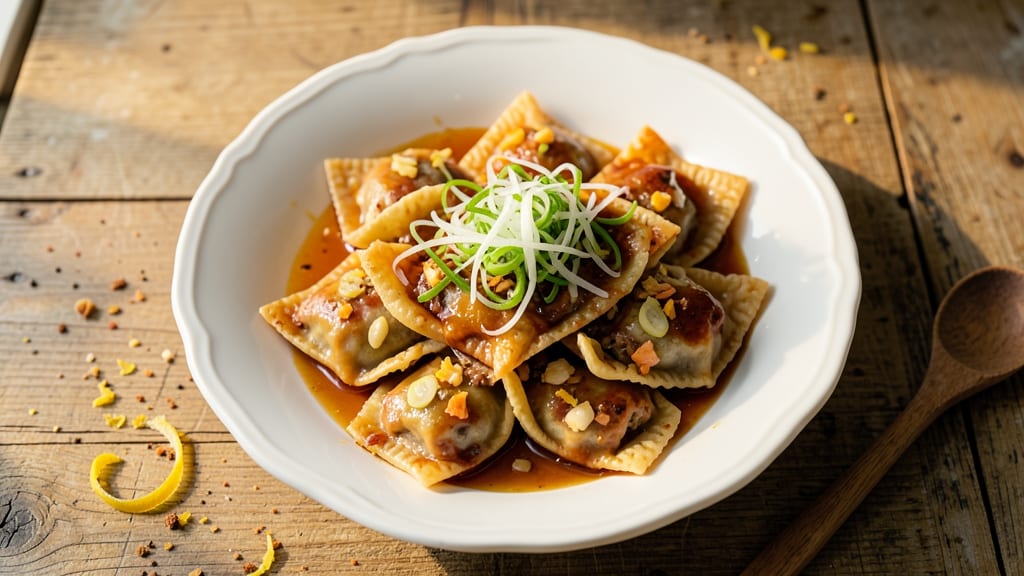Baked Chicken Wonton Recipe: Golden Crispy Dumplings With Foil-Sealed Juiciness