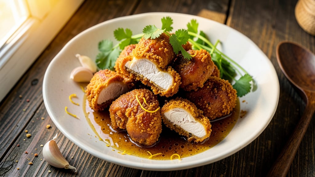 Authentic Chinese Fried Chicken Recipe: Wok-Heated Crispy Skin and Juicy Core