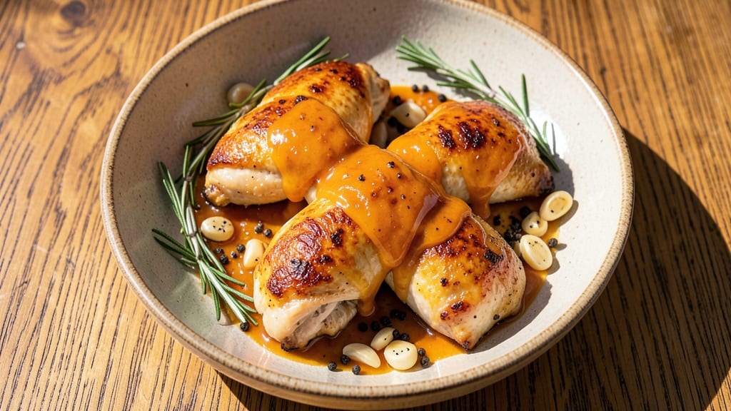 Baked Chicken in Orange Juice Recipe: Crispy Skin and Citrus-Bright Meat