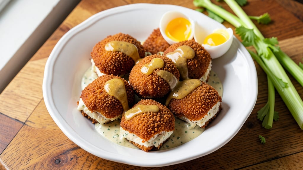 Betty Crocker Chicken Croquettes Recipe: Crispy Celery Crown Over Creamy Ranch Filling