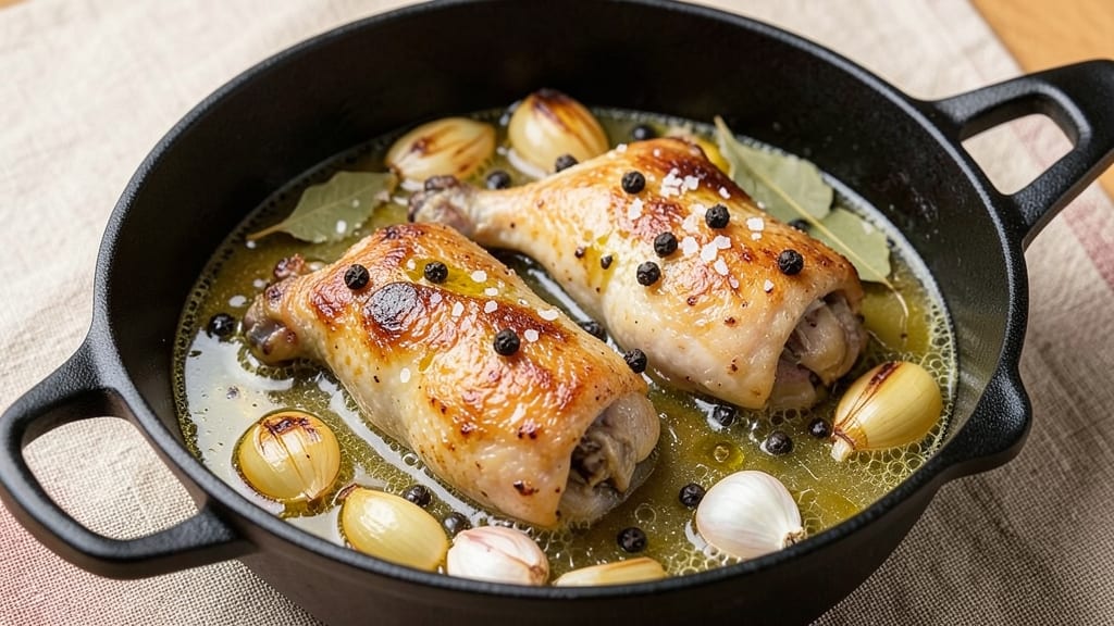 Boiled Chicken Legs Recipe: Crispy-Skinned Tenderness in One Pot