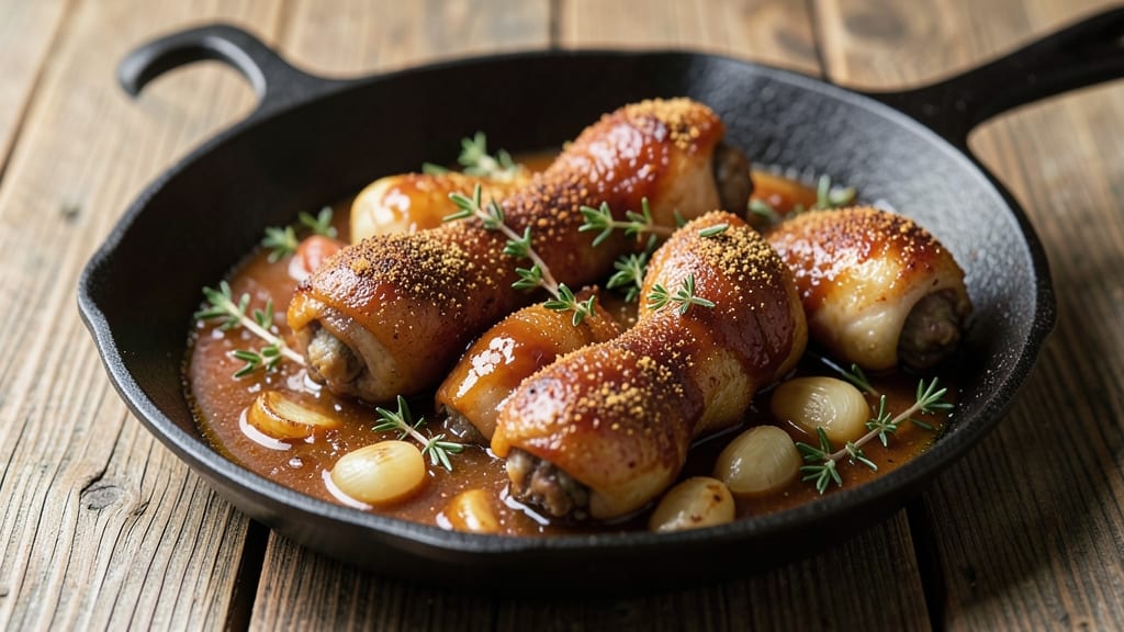 Braised Chicken Drumsticks Recipe: Deep-Roasted Richness With Fall-Off-The-Bone Tenderness