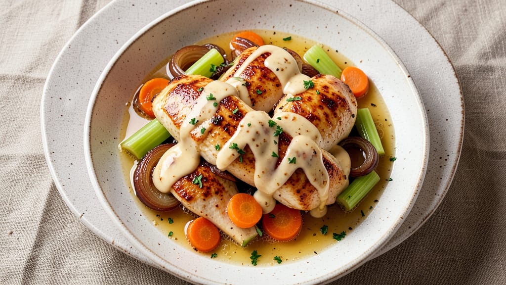 Campbell's Honey Mustard Chicken Soup Recipe: Sweet-Spicy Soup with Tender Chicken Bites
