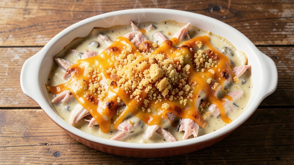 Canned Chicken Casserole Recipe: Cheesy Baked Comfort in One Bowl