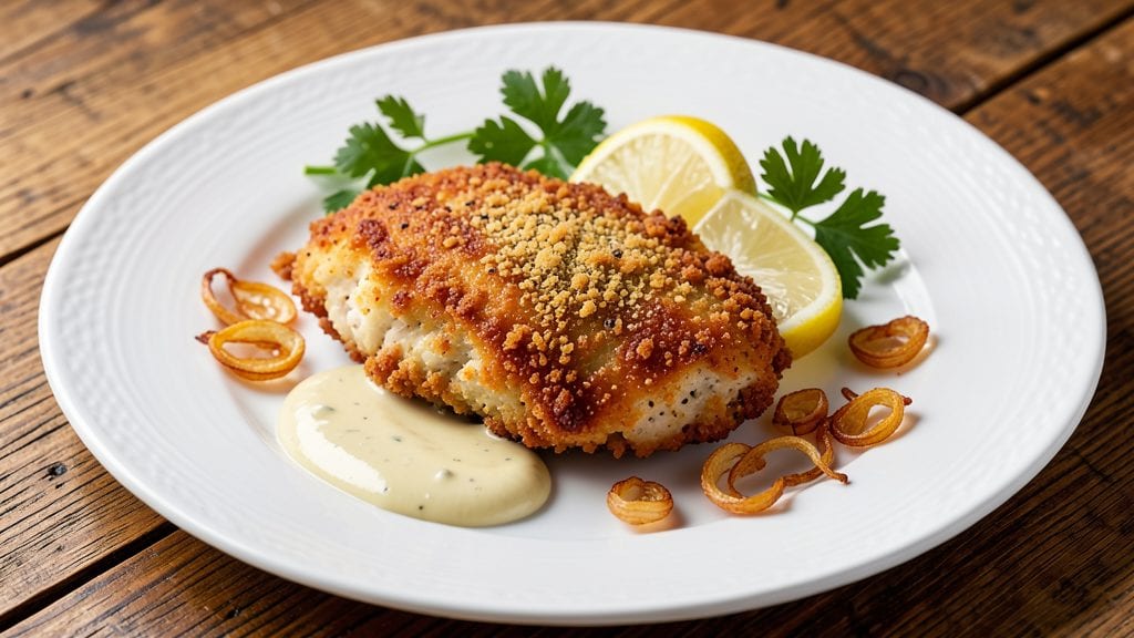 Captain's Chicken Recipe: Crispy Celery Crown Over Creamy Ranch Bites
