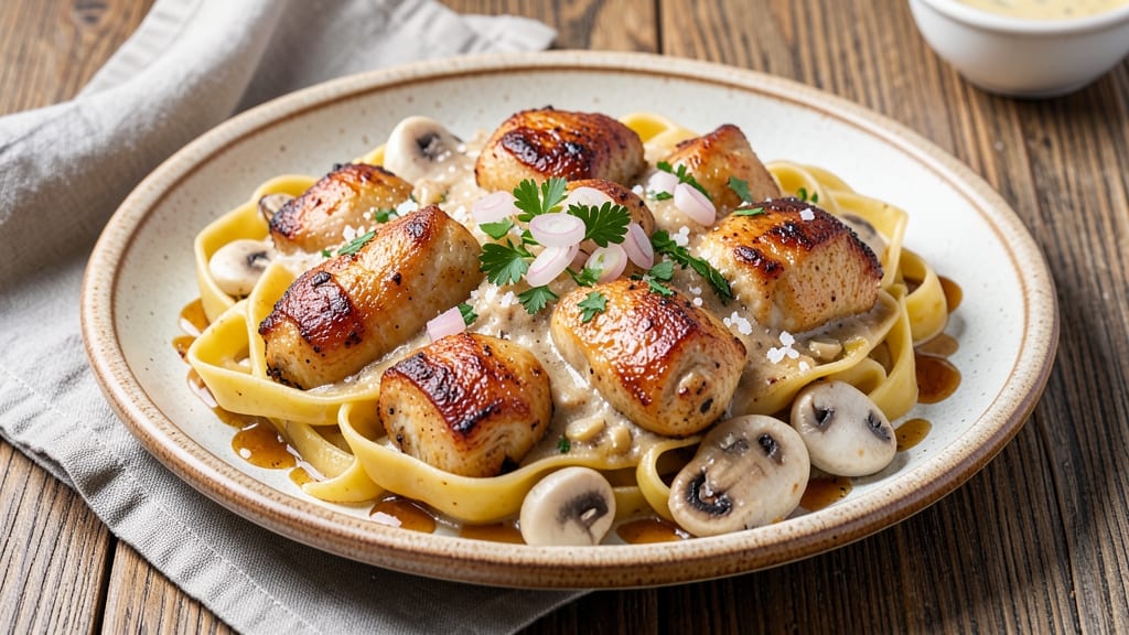 Baked Chicken Tetrazzini Recipe: Cheesy Mushroom Pasta Bake Magic