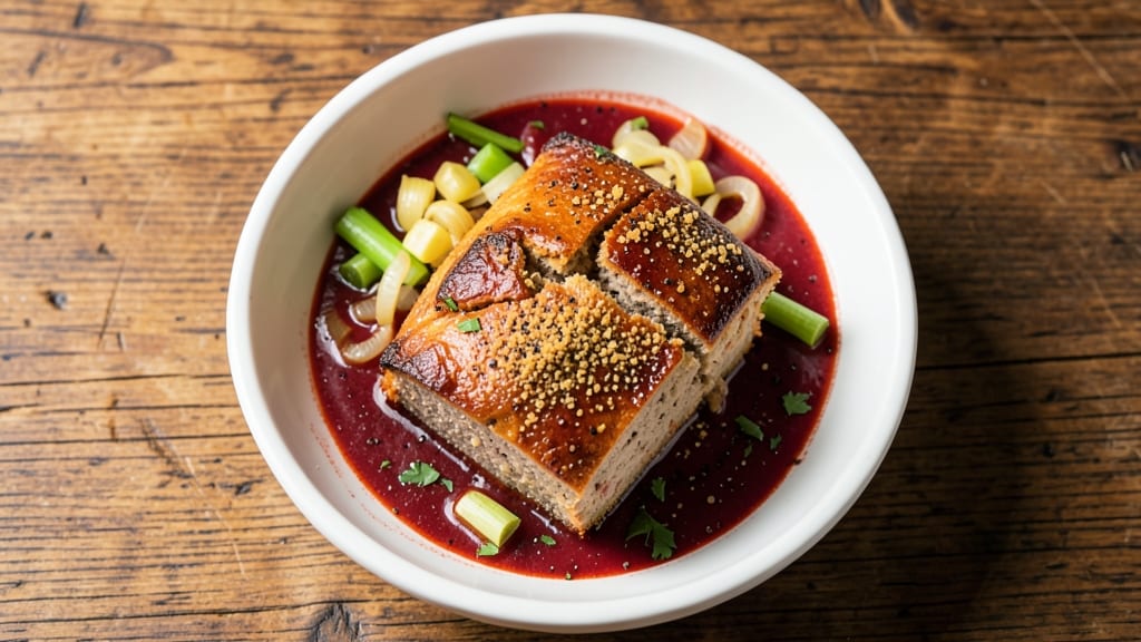 Chicken Meatloaf Recipe: Juicy Center With Crispy Celery-Topped Crust