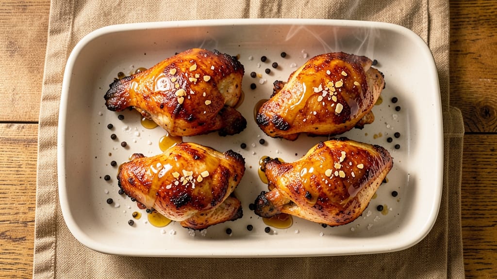 Chicken Quarters in Oven Recipe: Honey-Lime Glaze for Zesty Crispy Skin