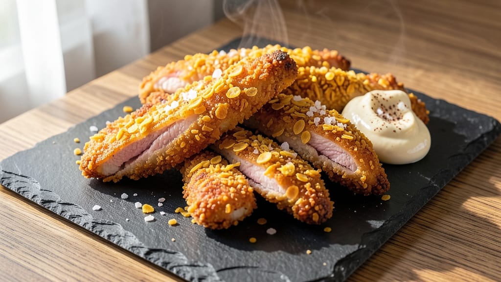 Chicken Tenders with Corn Flakes Recipe: Crispy, Light Bites in 20 Minutes