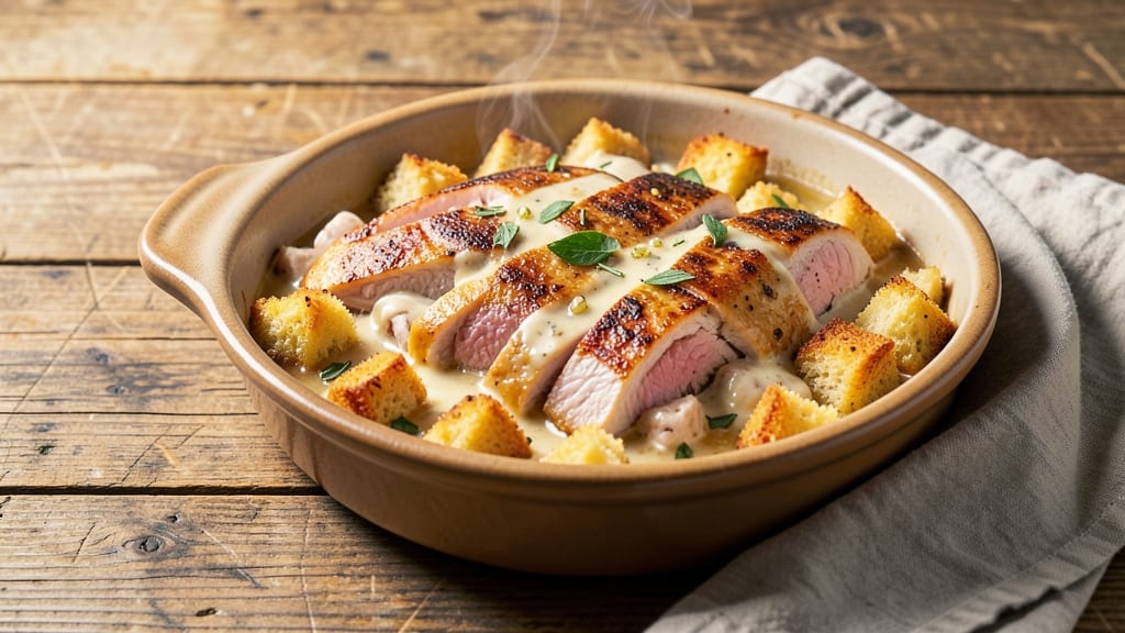 Corn Bread Chicken Dressing Recipe: Savory Biscuit Bites With Juicy Shreds