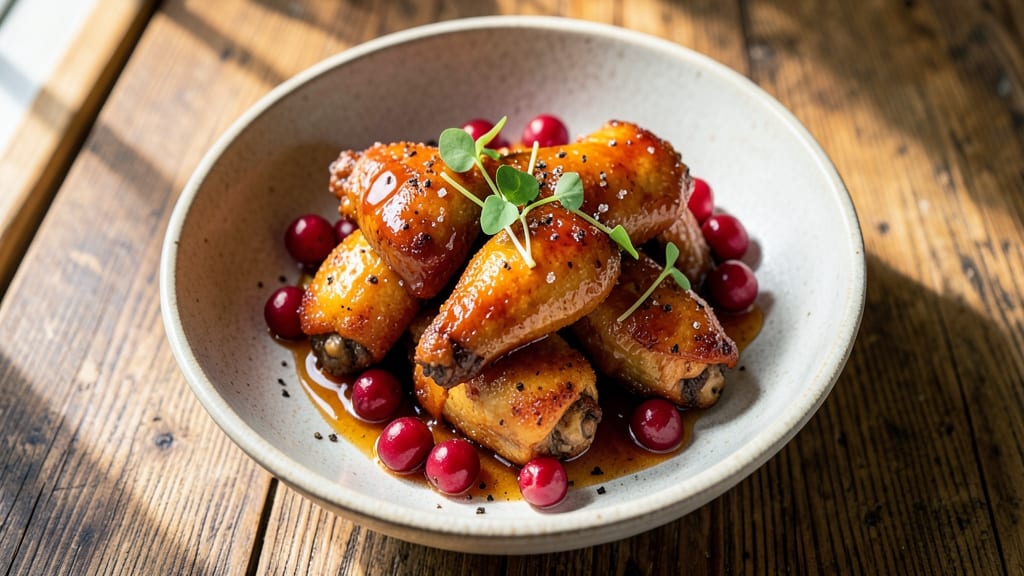 Cranberry Chicken Wings Recipe: Tart-Sweet Glaze That Sticks to Every Bite